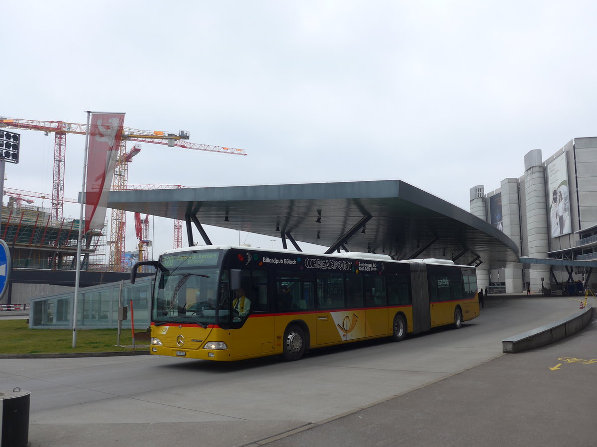 (189'571) - PostAuto Zrich - Nr. 194/ZH 780'781 - Mercedes (ex Nr. 27) am 19. Mrz 2018 in Zrich, Flughafen