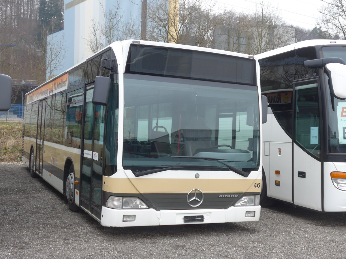 (189'580) - AZZK Zollikon - Nr. 46 - Mercedes am 19. Mrz 2018 in Kloten, EvoBus