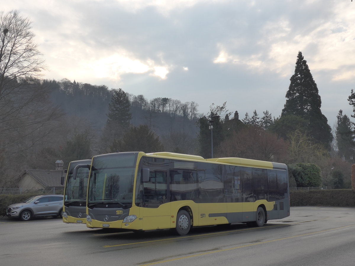 (189'604) - STI Thun - Nr. 191/BE 804'191 - Mercedes am 26. Mrz 2018 bei der Schifflndte Thun