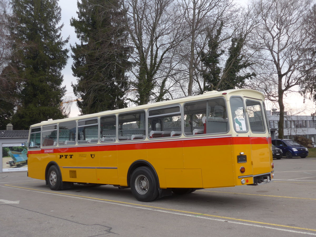 (189'657) - Zimmermann, Niederwangen - Saurer/Tscher (ex P 24'632) am 26. Mrz 2018 in Bellach, Hess