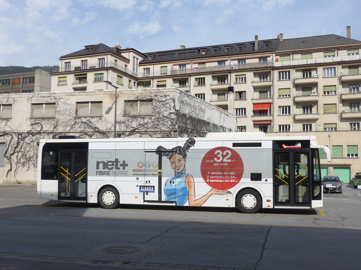 (189'708) - BS Sierre - VS 133'227 - Temsa am 30. Mrz 2018 beim Bahnhof Sierre