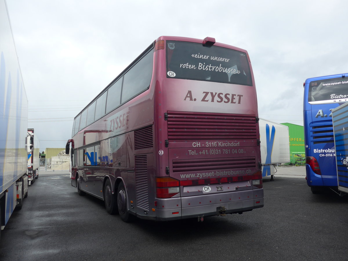 (189'846) - Zysset, Kirchdorf - Nr. 33 - Setra am 1. April 2018 in Kerzers, Interbus