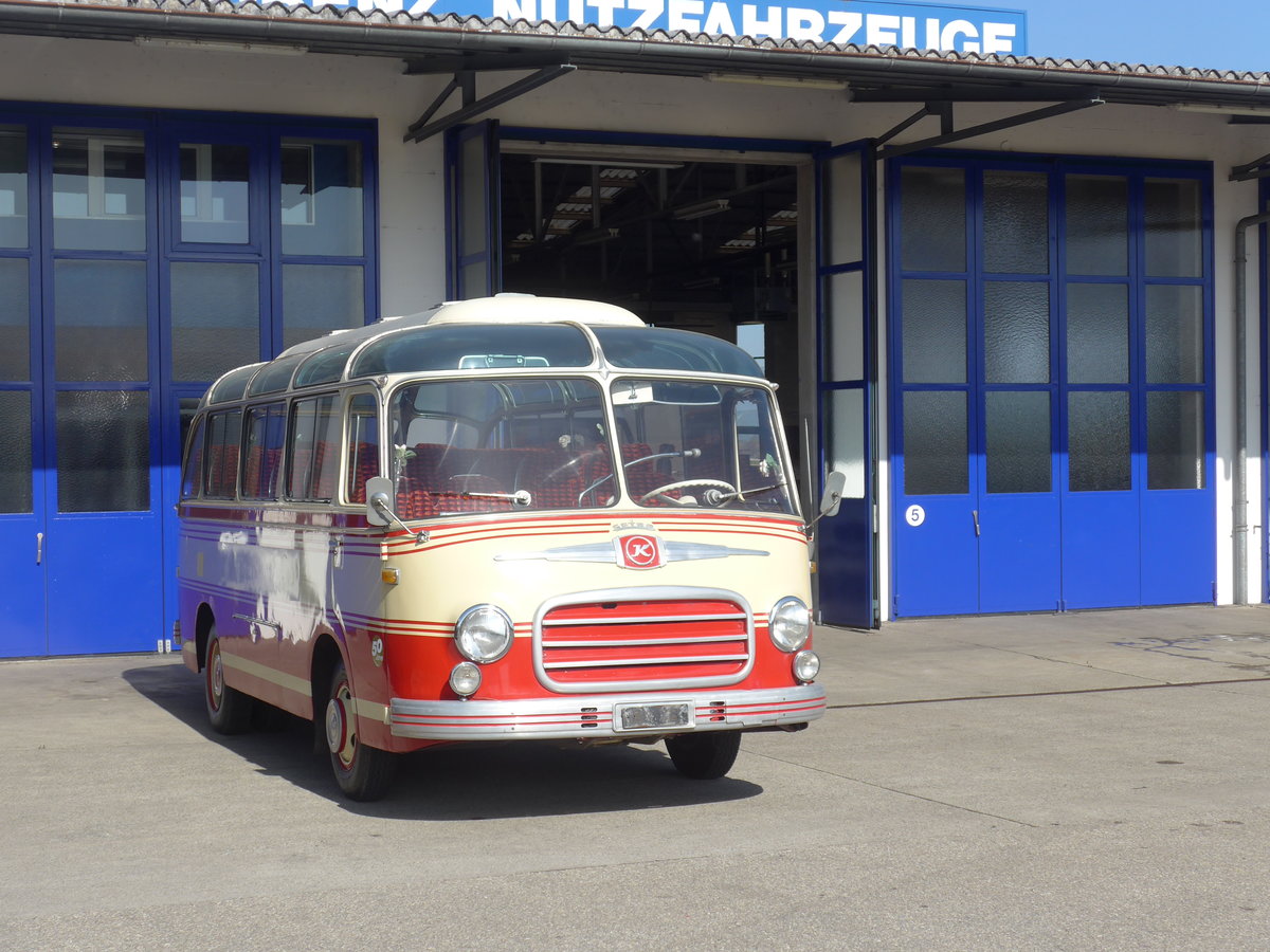 (190'036) - Lorenz, Lyssach - Setra (ex Badertscher, Bern) am 7. April 2018 in Lyssach, Garage