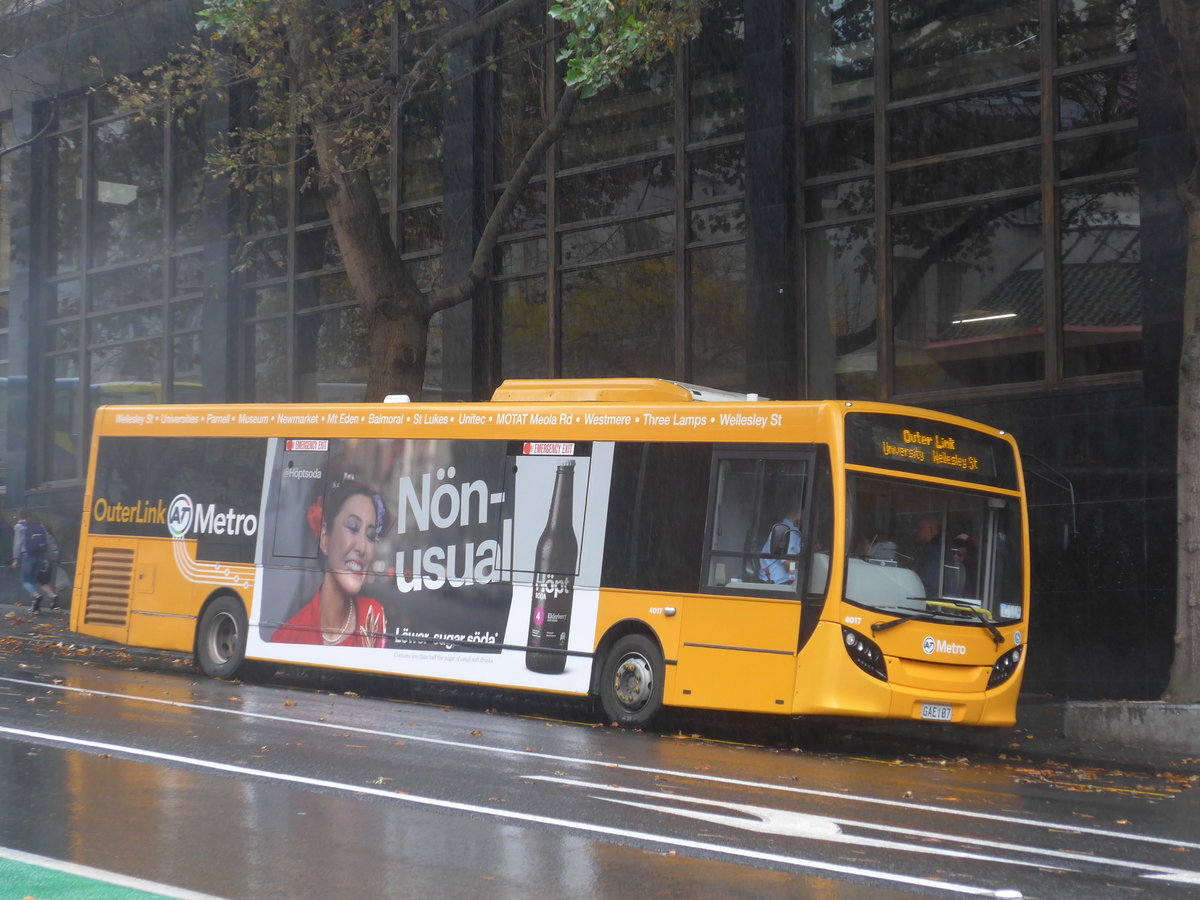 (192'070) - AT Metro, Auckland - Nr. 4017/GAE107 - Alexander Dennis/KiwiBus am 30. April 2018 in Auckland