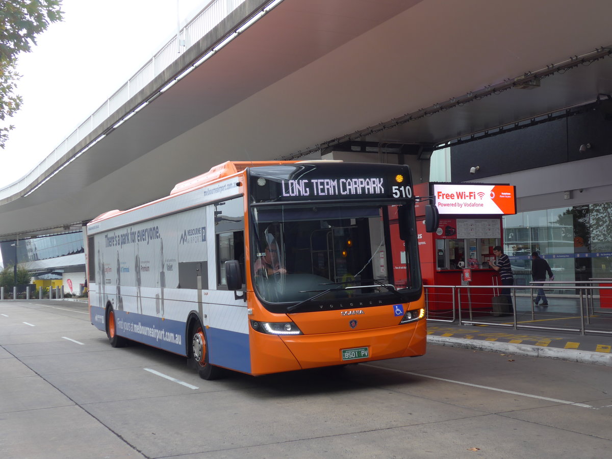 (192'254) - Melbourne Airport, Melbourne - Nr. 510/BS01 PV - Scania/Volgren am 2. Mai 2018 in Melbourne, Airport