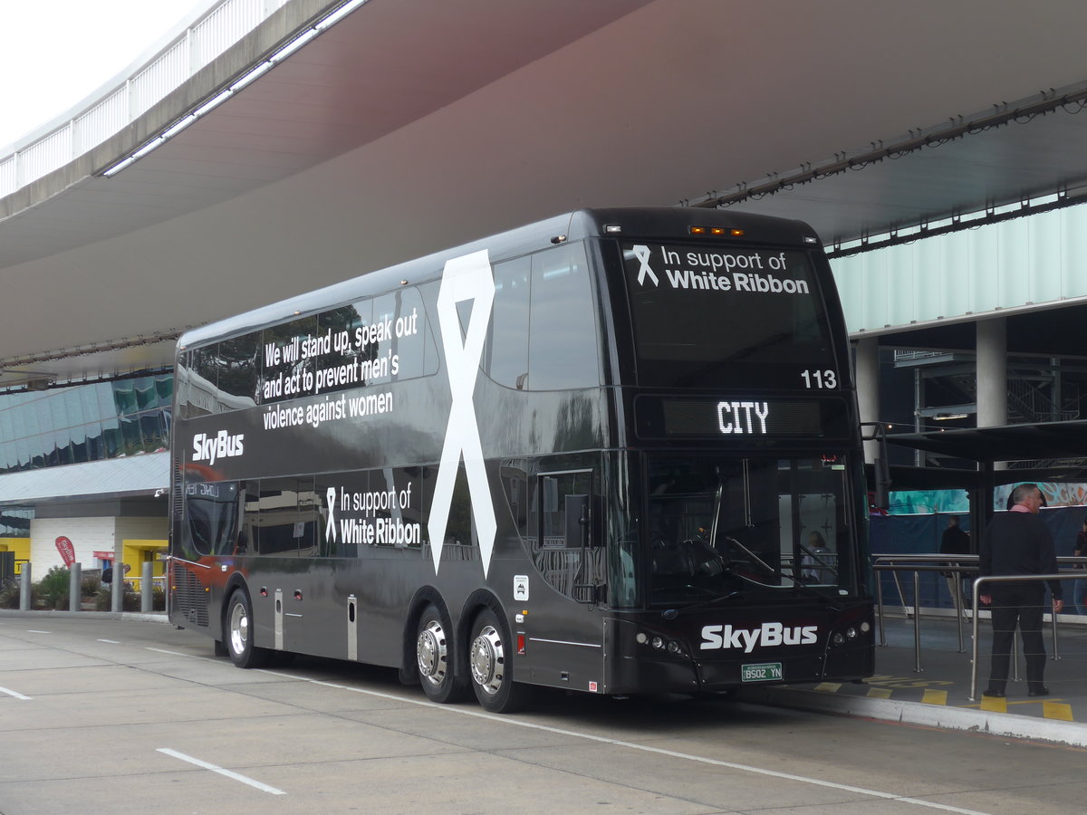 (192'269) - SkyBus, Melbourne - Nr. 113/BS02 YN - Bustech am 2. Mai 2018 in Melbourne, Airport