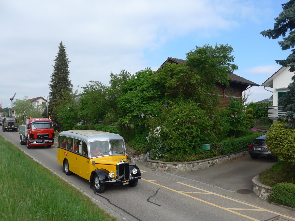 (192'453) - Hurter, Mnchaltdorf - ZH 271'919 - Berna/FHS (ex Volkart, Russikon; ex ASD Aigle; ex P 21'003) am 5. Mai 2018 in Attikon, Bahnstrasse