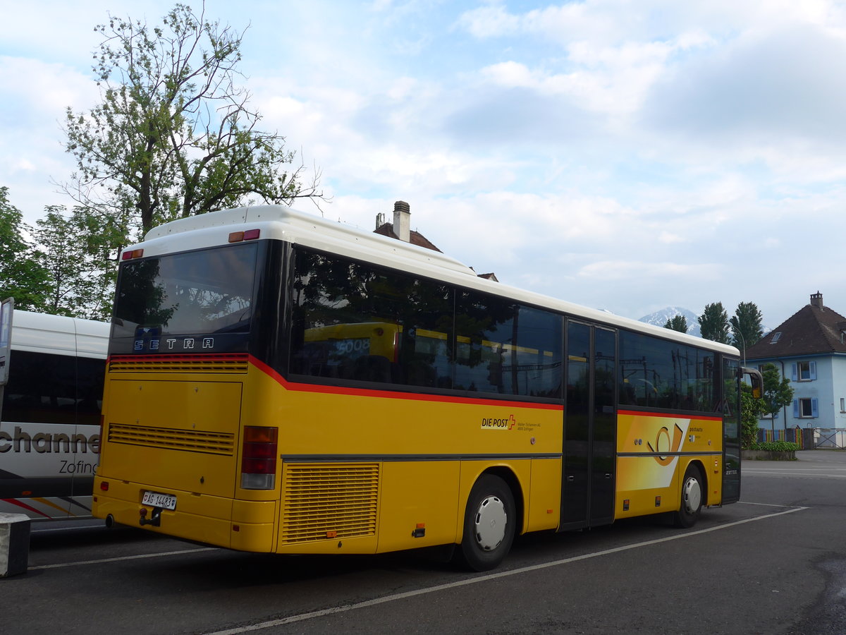 (193'022) - Tschannen, Zofingen - Nr. 7/AG 14'483 - Setra am 16. Mai 2018 in Thun, Seestrasse