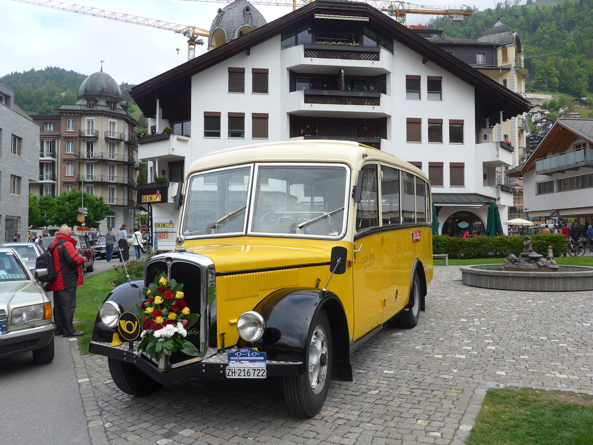 (193'131) - Moser, Schnenberg - ZH 216'722 - Berna/Hess (ex Barenco, Faido) am 20. Mai 2018 in Engelberg, OiO