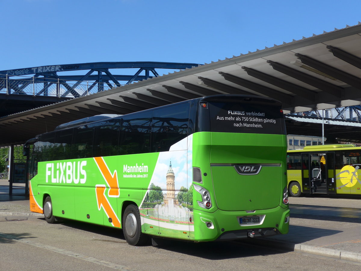 (194'167) - Holger, Mannheim - HD-HT 2222 - VDL am 18. Juni 2018 beim Bahnhof Freiburg