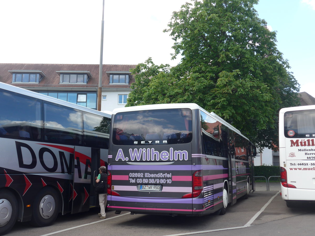 (194'228) - Wilhelm, Ebendrfel - BZ-WR 950 - Setra am 18. Juni 2018 in Freiburg, Karlsplatz