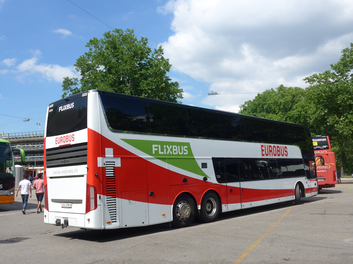 (194'266) - Domo, Glattbrugg - Nr. SE 03/GL 2785 - Van Hool am 18. Juni 2018 in Zrich, Sihlquai