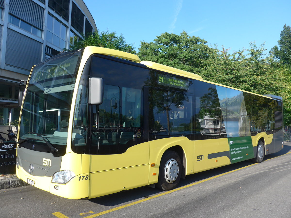 (194'451) - STI Thun - Nr. 178/BE 752'178 - Mercedes am 29. Juni 2018 bei der Schifflndte Thun