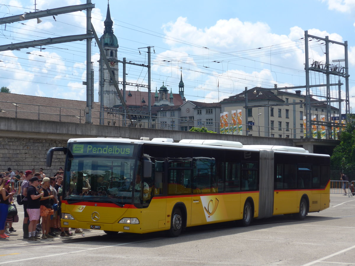 (194'590) - Aus Liechtenstein: Marxer, Mauren - FL 39'872 - Mercedes (ex PostAuto Nordschweiz) am 7. Juli 2018 in Frauenfeld, Jugendmusikschule