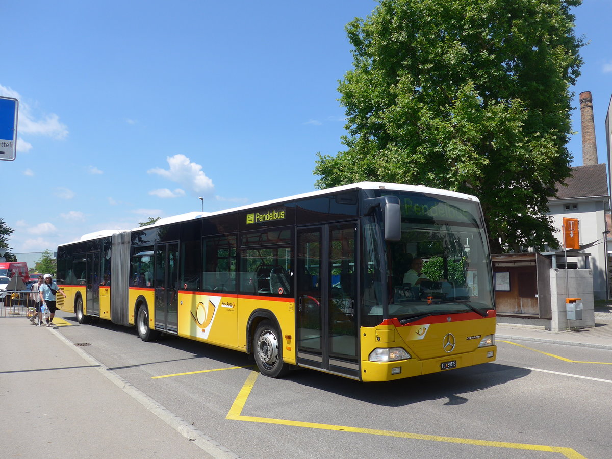 (194'610) - Aus Liechtenstein: Marxer, Mauren - FL 39'873 - Mercedes (ex PostAuto Nordschweiz) am 7. Juli 2018 in Frauenfeld, Jugendmusikschule