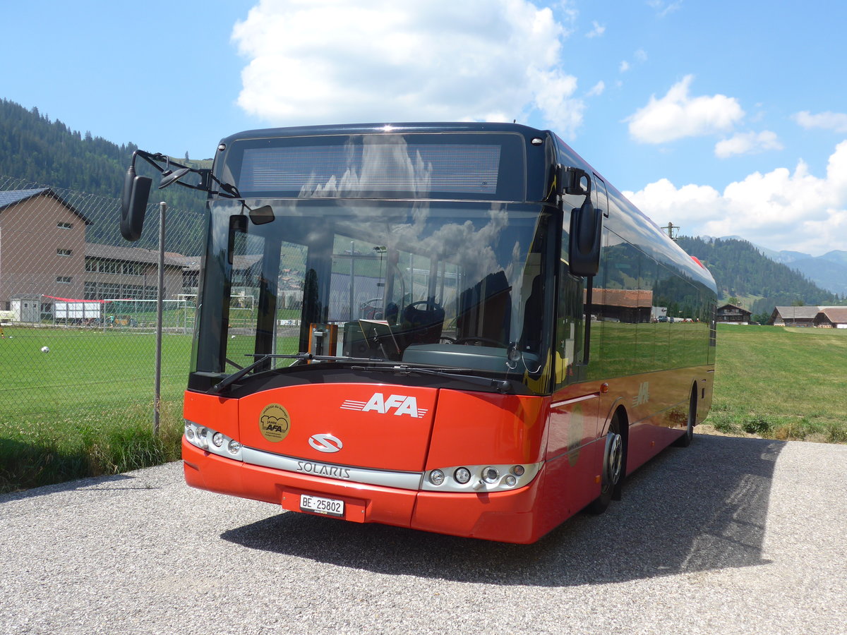 (194'705) - AFA Adelboden - Nr. 51/BE 25'802 - Solaris am 9. Juli 2018 in Zweisimmen, Simmental Arena