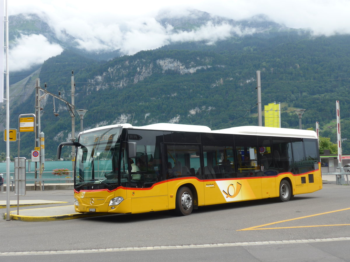 (195'011) - Flck, Brienz - Nr. 4/BE 517'311 - Mercedes am 21. Juli 2018 beim Bahnhof Brienz