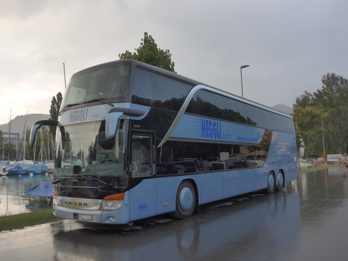 (195'028) - Heggli, Kriens - Nr. 34/LU 15'595 - Setra am 21. Juli 2018 in Thun, Strandbad