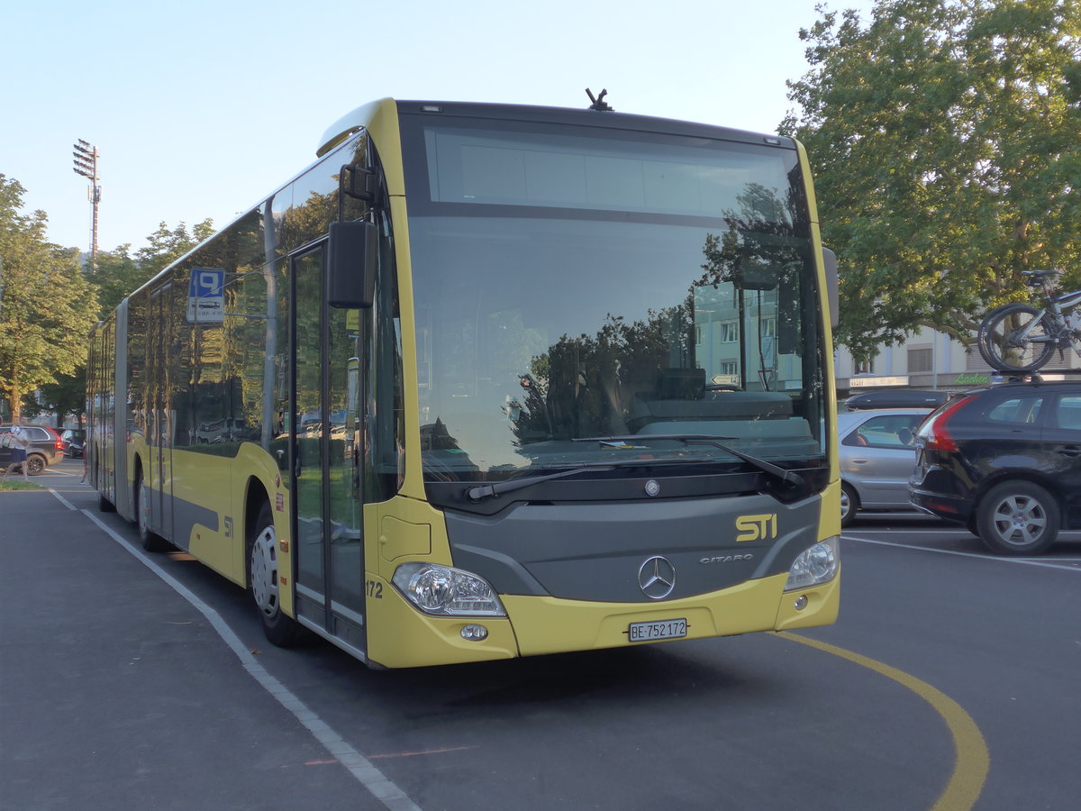 (195'196) - STI Thun - Nr. 172/BE 752'172 - Mercedes am 27. Juli 2018 in Thun, Lachen