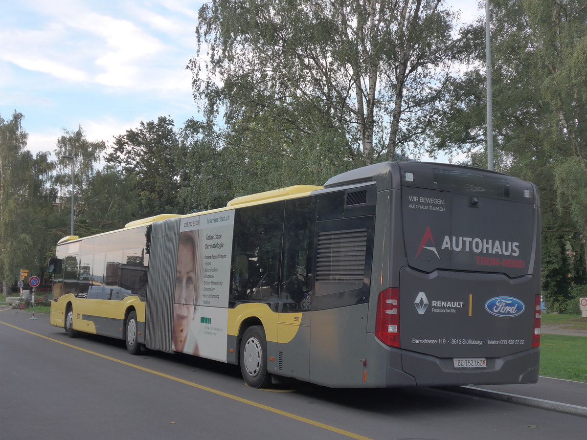 (195'237) - STI Thun - Nr. 162/BE 752'162 - Mercedes am 28. Juli 2018 in Thun, Lachen