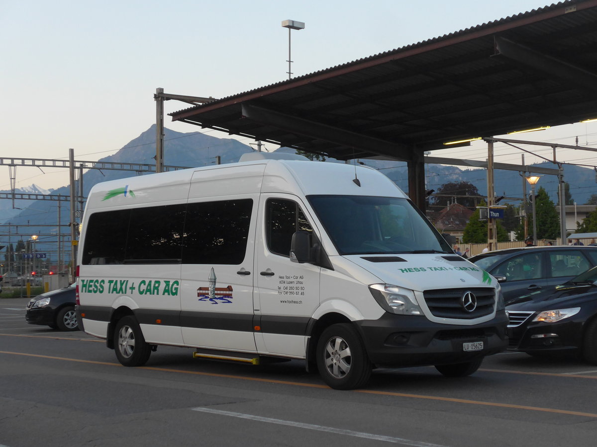 (195'840) - Hess K., Luzern - LU 15'625 - Mercedes am 16. August 2018 in Thun, CarTerminal