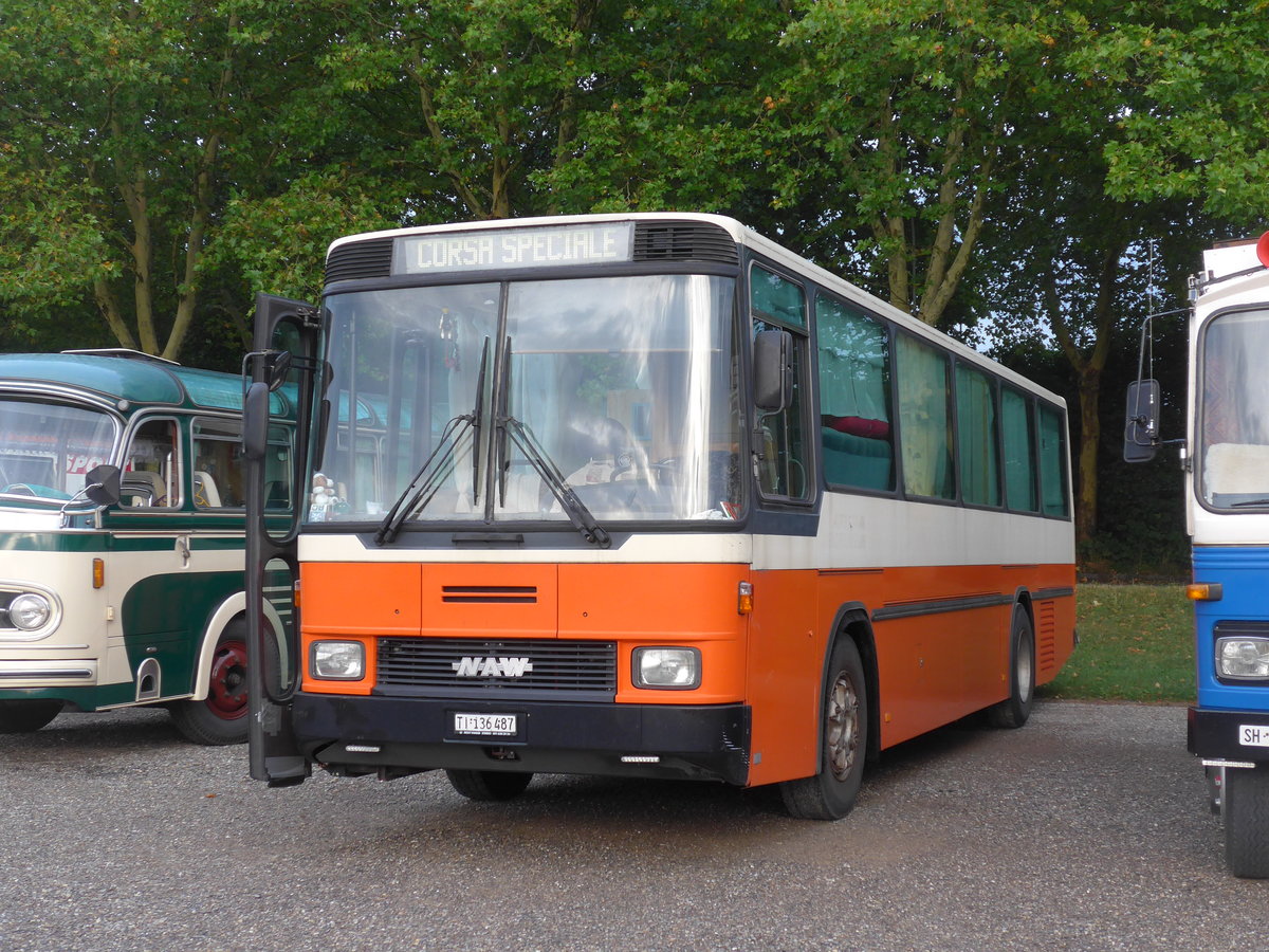 (195'874) - Boni, Tesserete - TI 136'487 - NAW/Hess (ex AMSA Chiasso) am 17. August 2018 in Wettingen, Zirkuswiese