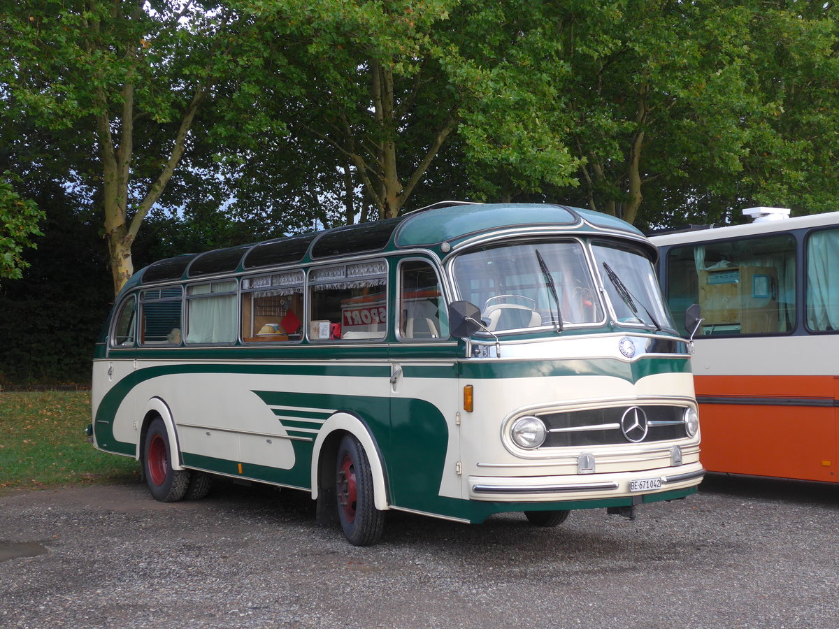 (195'878) - Tschannen, Bern - BE 671'042 - Mercedes am 17. August 2018 in Wettingen, Zirkuswiese