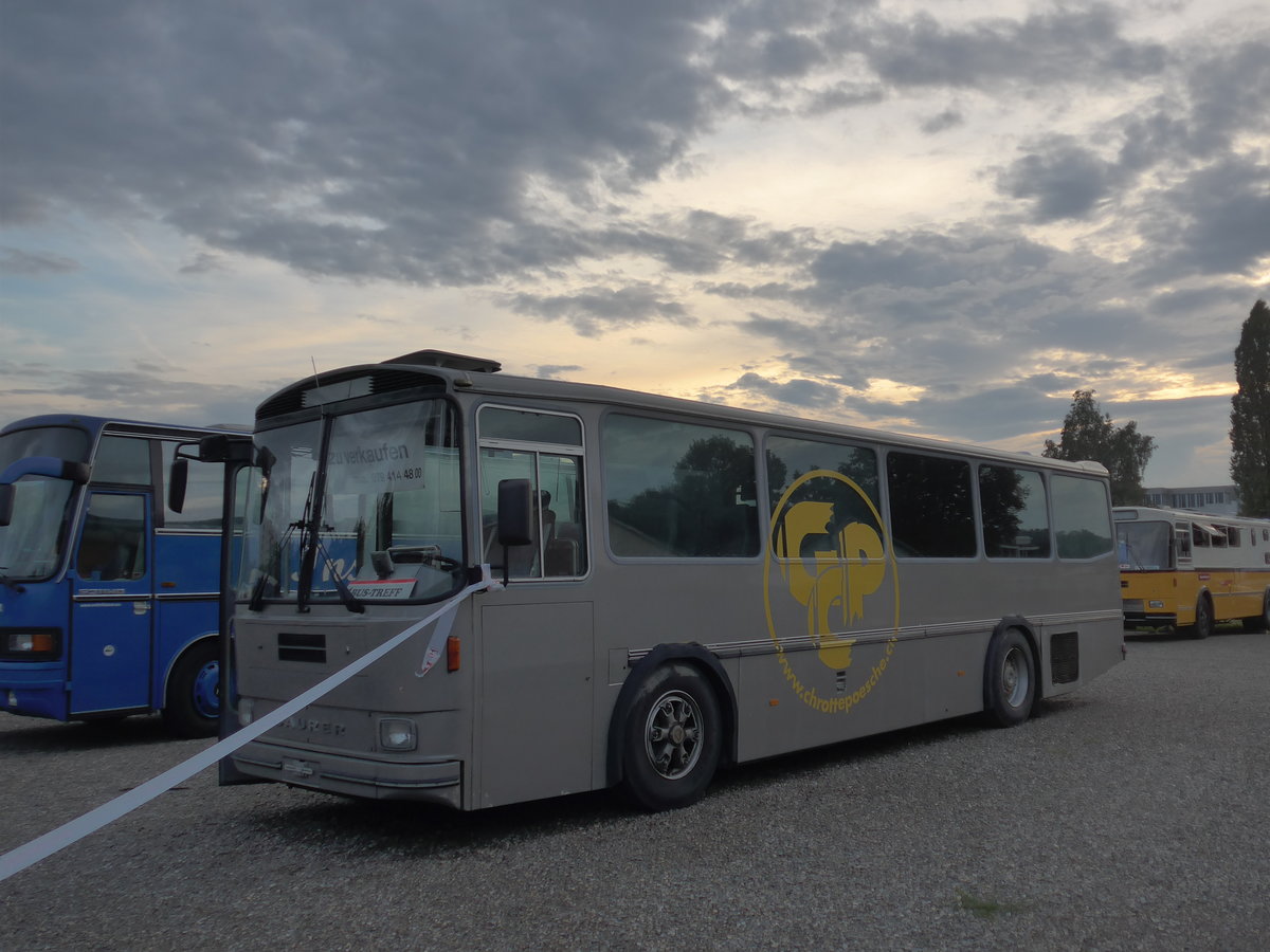 (195'937) - Guggenmusik Chrottepsche, Marthalen - Saurer/Hess (ex Session, Winterthur; ex Volkart, Oberweningen; ex P 24'248) am 17. August 2018 in Wettingen, Zirkuswiese