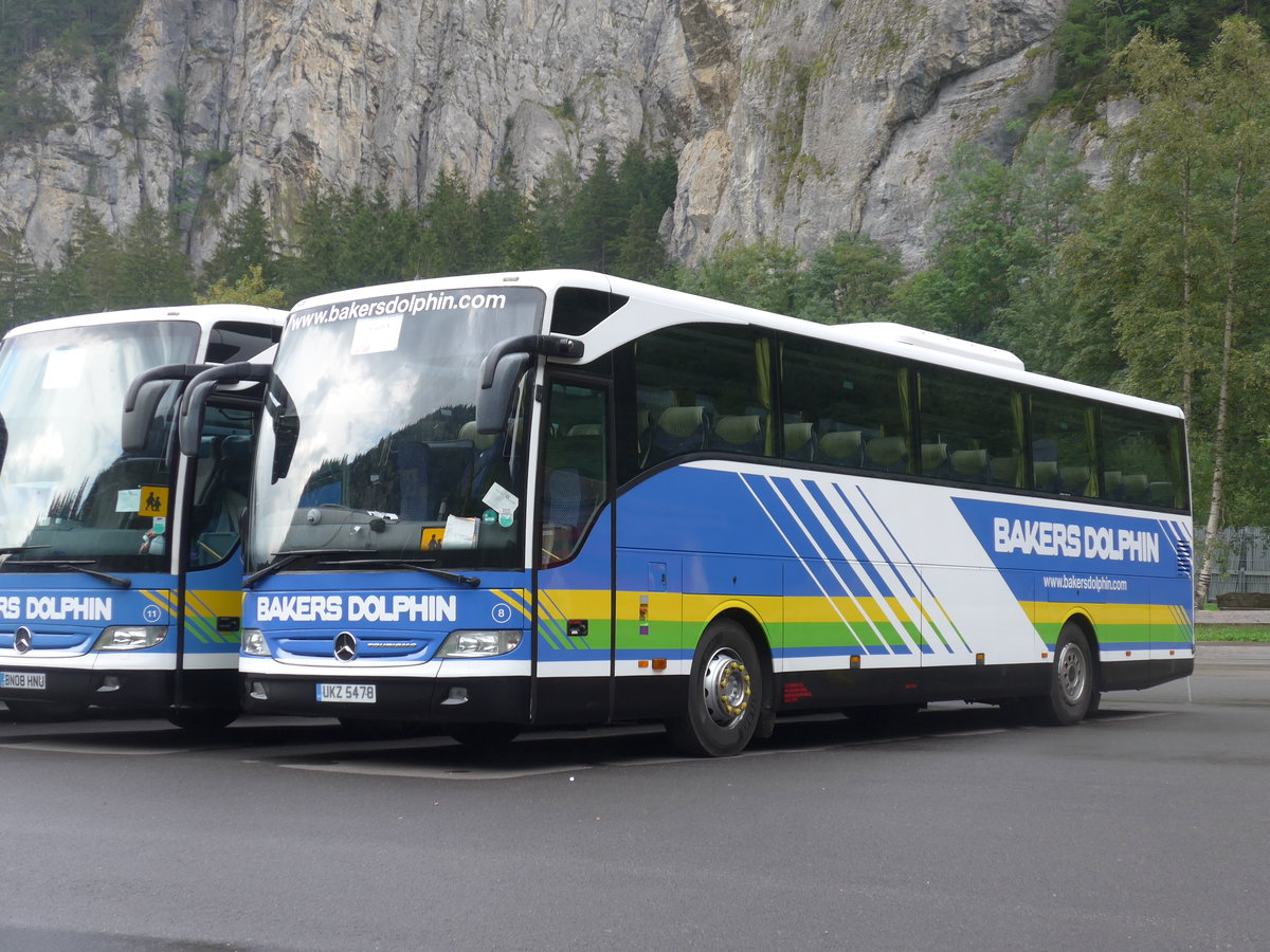 (195'980) - Aus England: Bakers Dolphin, Bristol - Nr. 8/UKZ 5478 - Mercedes am 18. August 2018 in Kandersteg