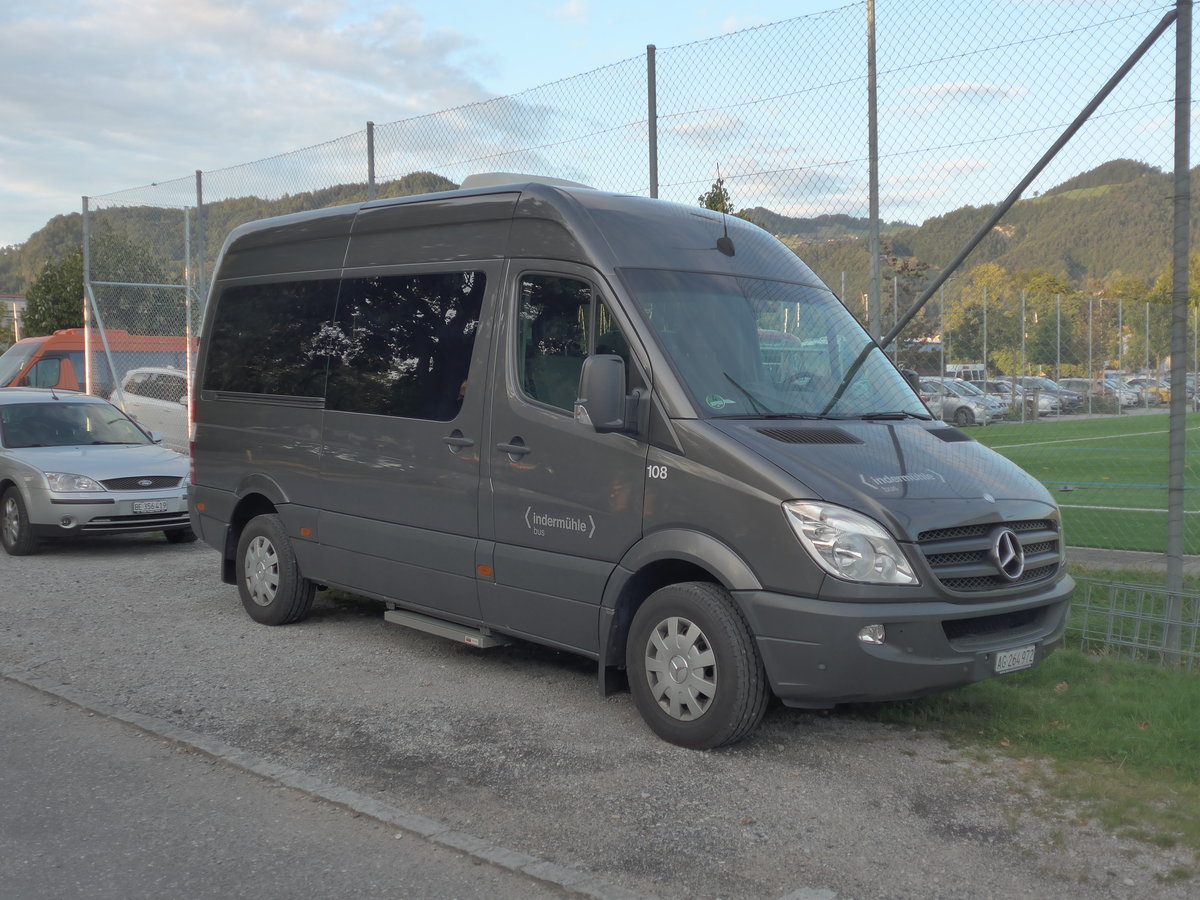 (196'221) - Indermhle, Rekingen - Nr. 108/AG 264'972 - Mercedes am 27. August 2018 in Thun, Lachen