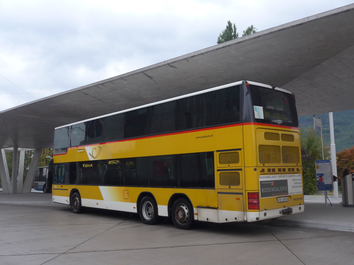 (196'333) - PostAuto Ostschweiz - AR 14'840 - Neoplan (ex P 27'018) am 1. September 2018 beim Bahnhof Buchs