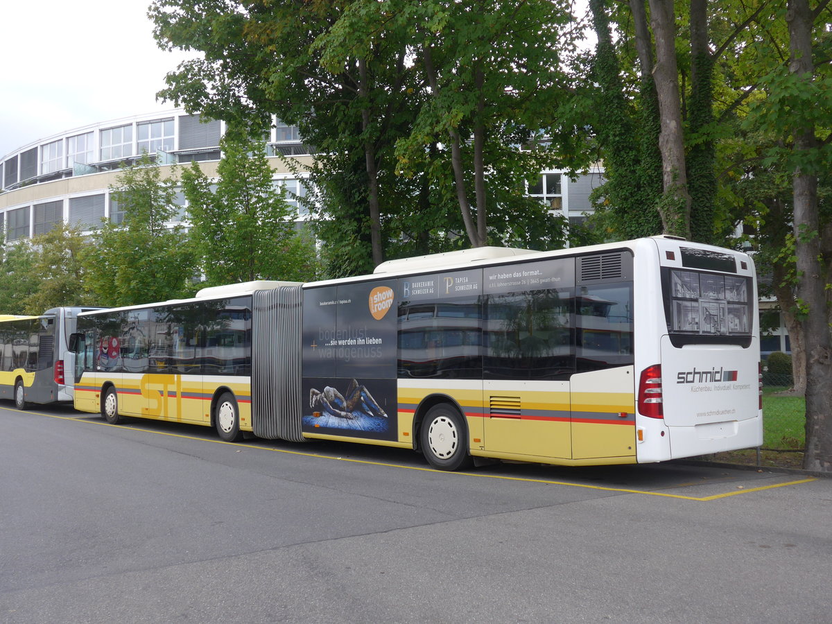 (196'460) - STI Thun - Nr. 134/BE 801'134 - Mercedes am 2. September 2018 bei der Schifflndte Thun