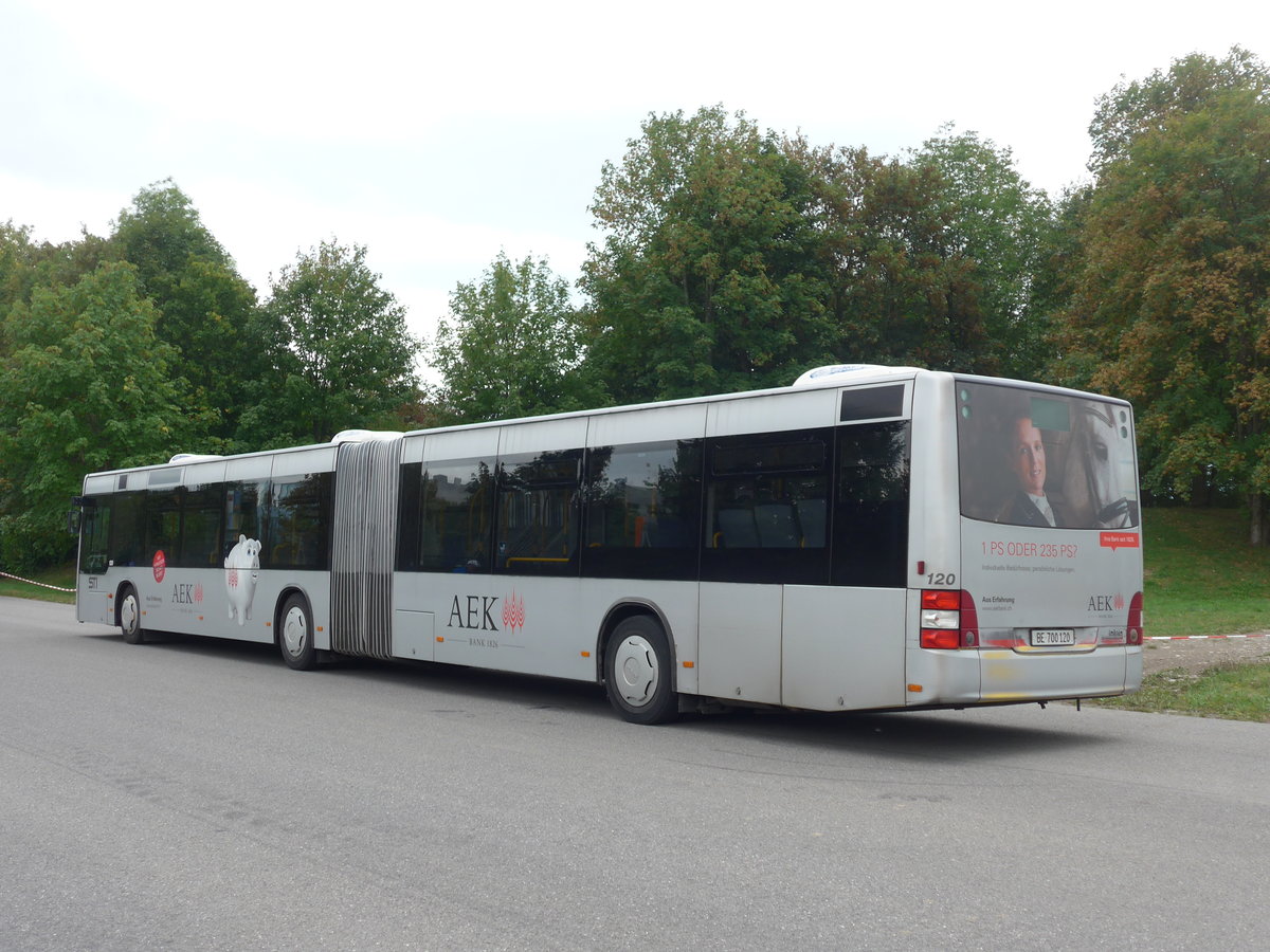 (196'462) - STI Thun - Nr. 120/BE 700'120 - MAN am 2. September 2018 in Thun, Allmend