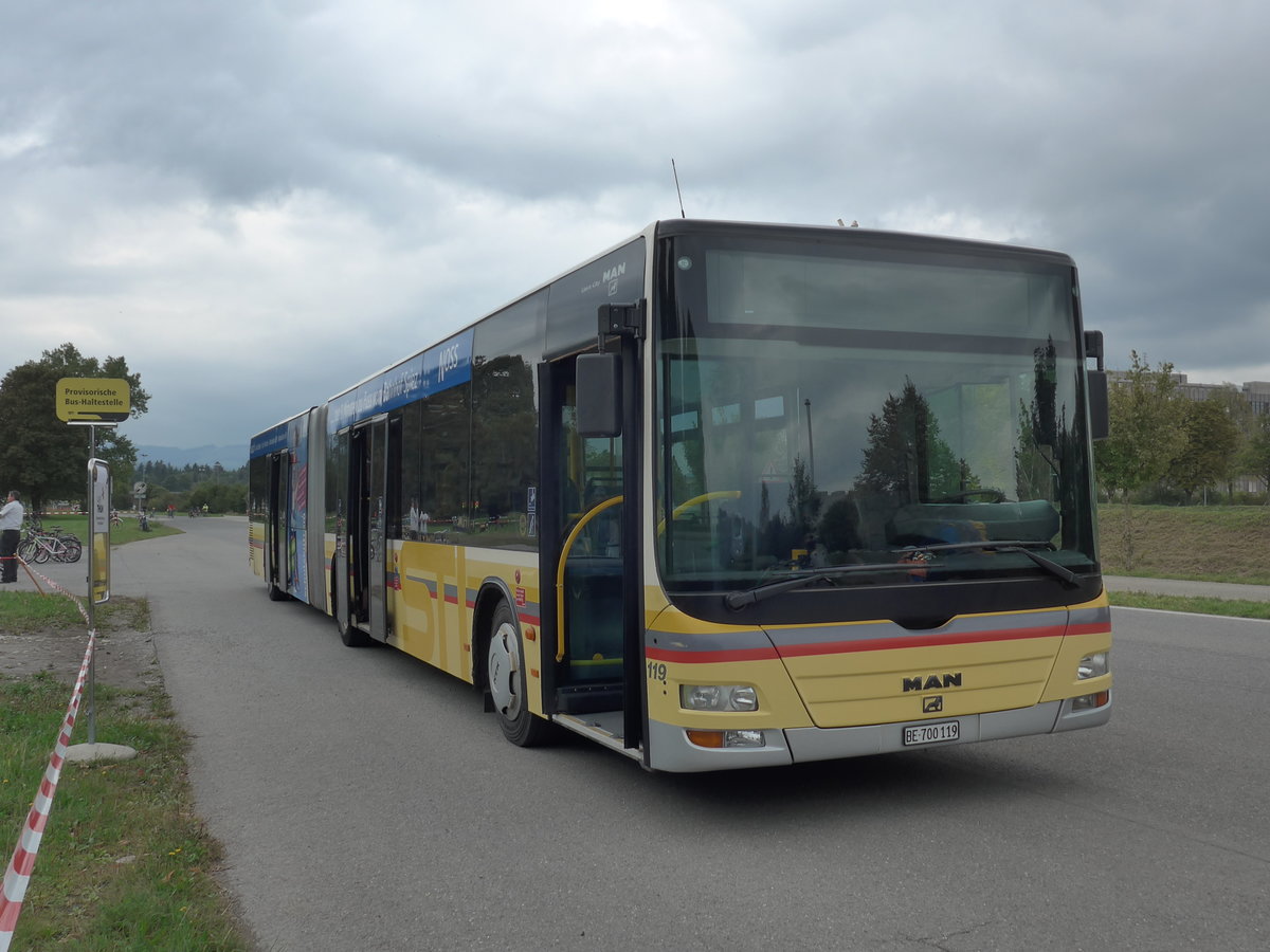 (196'468) - STI Thun - Nr. 119/BE 700'119 - MAN am 2. September 2018 in Thun, Allmend