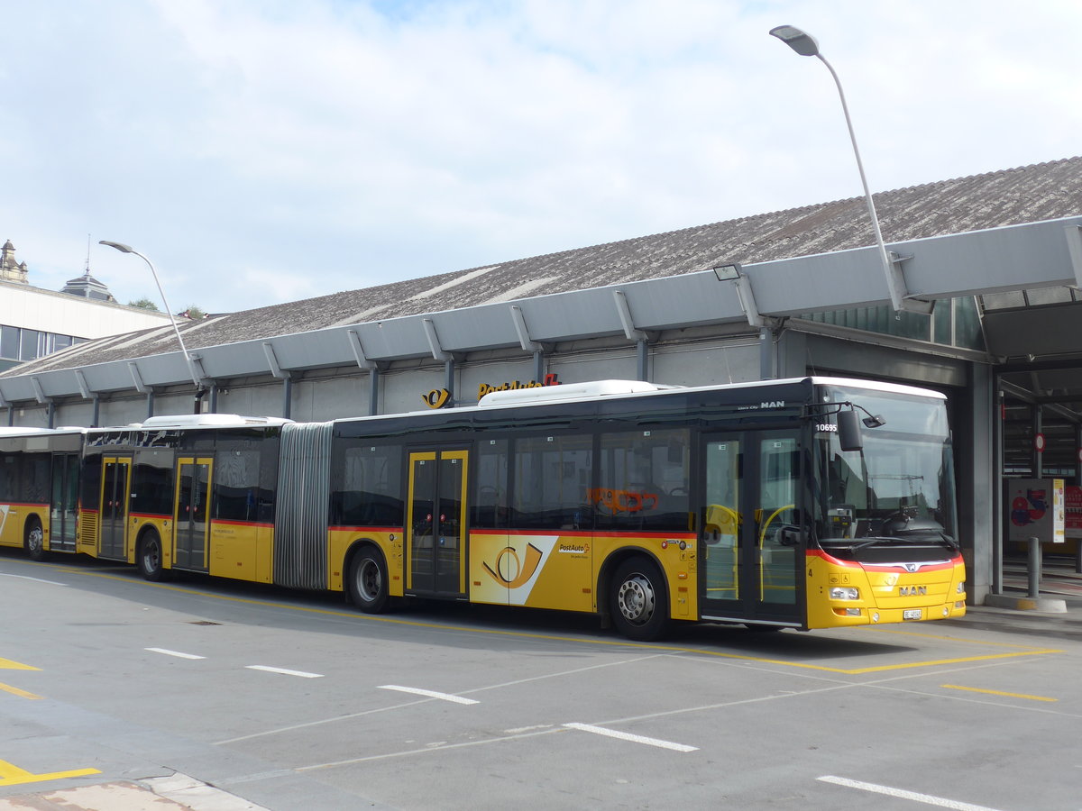 (196'475) - Steiner, Ortschwaben - Nr. 4/BE 48'148 - MAN am 3. September 2018 in Bern, Postautostation