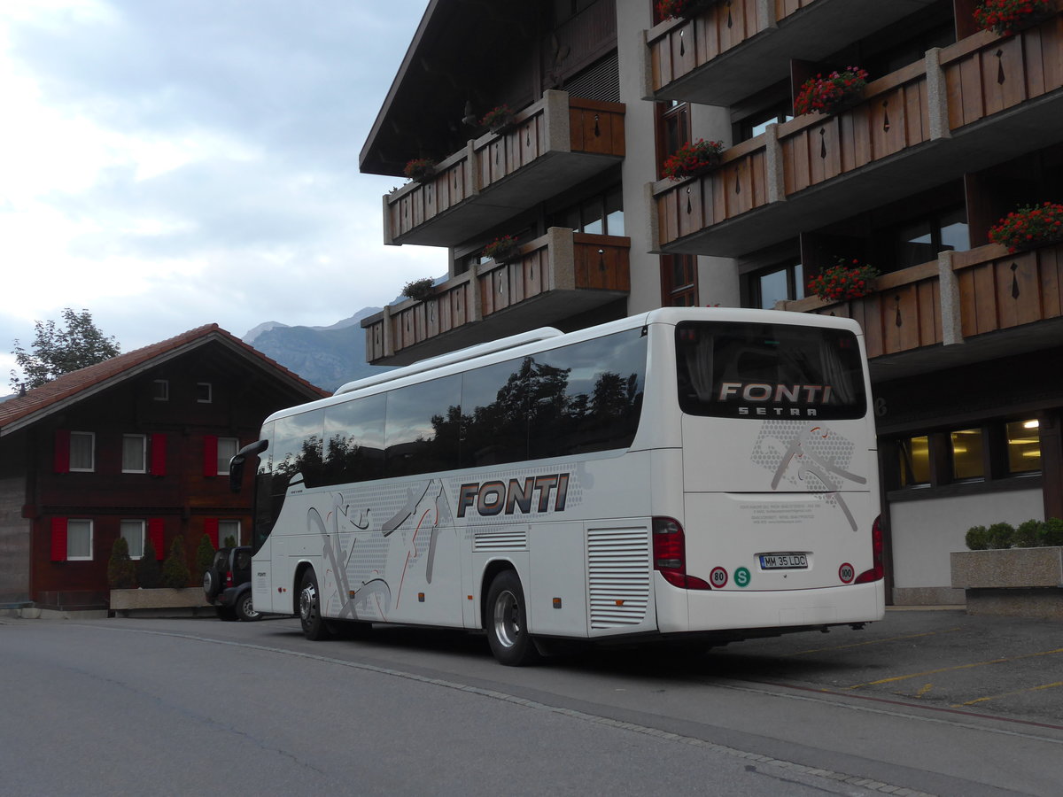 (196'666) - Aus Rumnien: Fonti, Baia Mare - MM 35 LDC - Setra am 9. September 2018 in Adelboden, Hotel Beau-Site