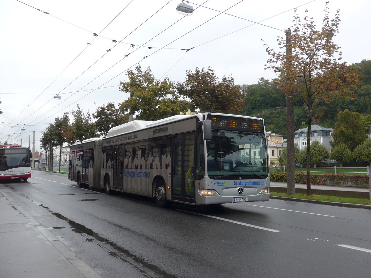 (197'505) - Albus, Salzburg - Nr. L1778/S 447 NZ - Mercedes am 14. September 2018 in Salzburg, Mozartsteg