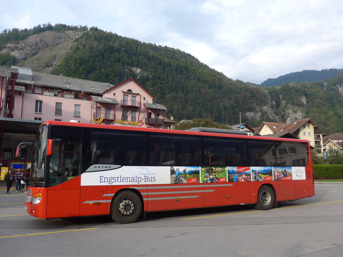 (197'861) - AFA Adelboden - Nr. 24/BE 26'701 - Setra am 16. September 2018 in Meiringen, Postautostation (Einsatz AVG M. fr Engstlenalp-Bus)