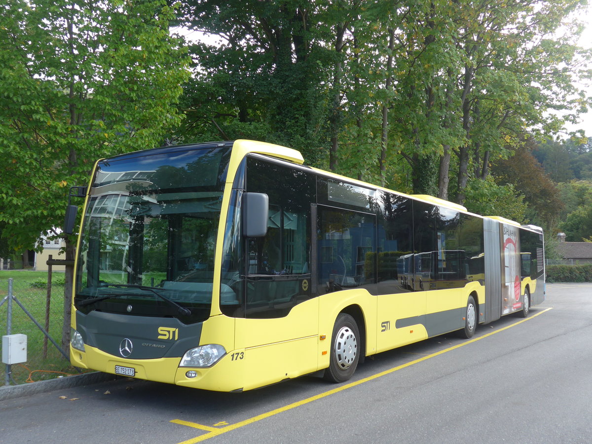 (197'916) - STI Thun - Nr. 173/BE 752'173 - Mercedes am 23. September 2018 bei der Schifflndte Thun