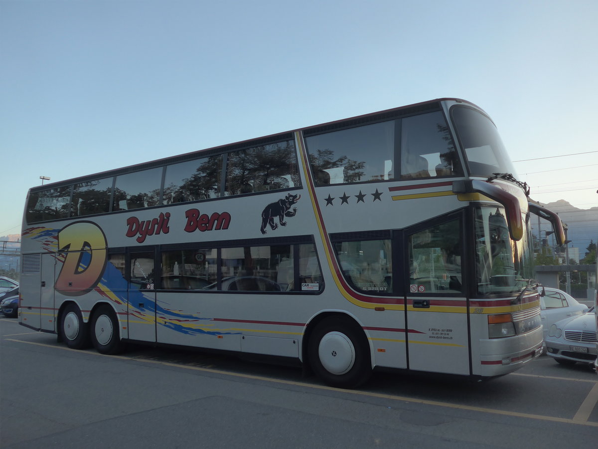 (197'970) - Dysli, Bern - Nr. 26/BE 220'210 - Setra (ex EvoBus, Kloten) am 27. September 2018 in Thun, CarTerminal