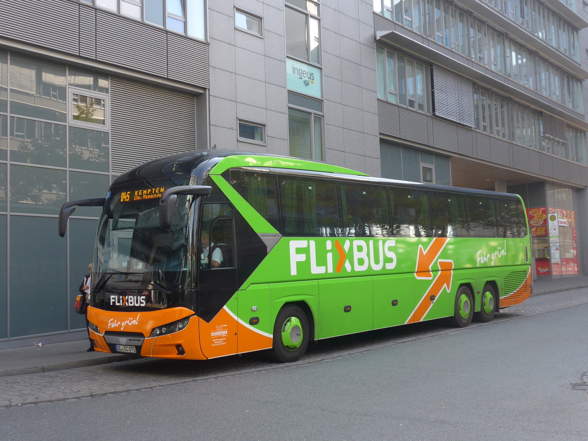 (198'367) - Schrder, Langenau - UL-SC 870 - Neoplan am 17. Oktober 2018 in Nrnberg, Zentraler Busbahnhof 