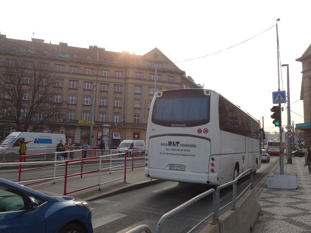 (198'517) - Aus Monte Negro: BLT Podcorica - PG-EF 044 - Neoplan am 19. Oktober 2018 in Praha, Dejvick