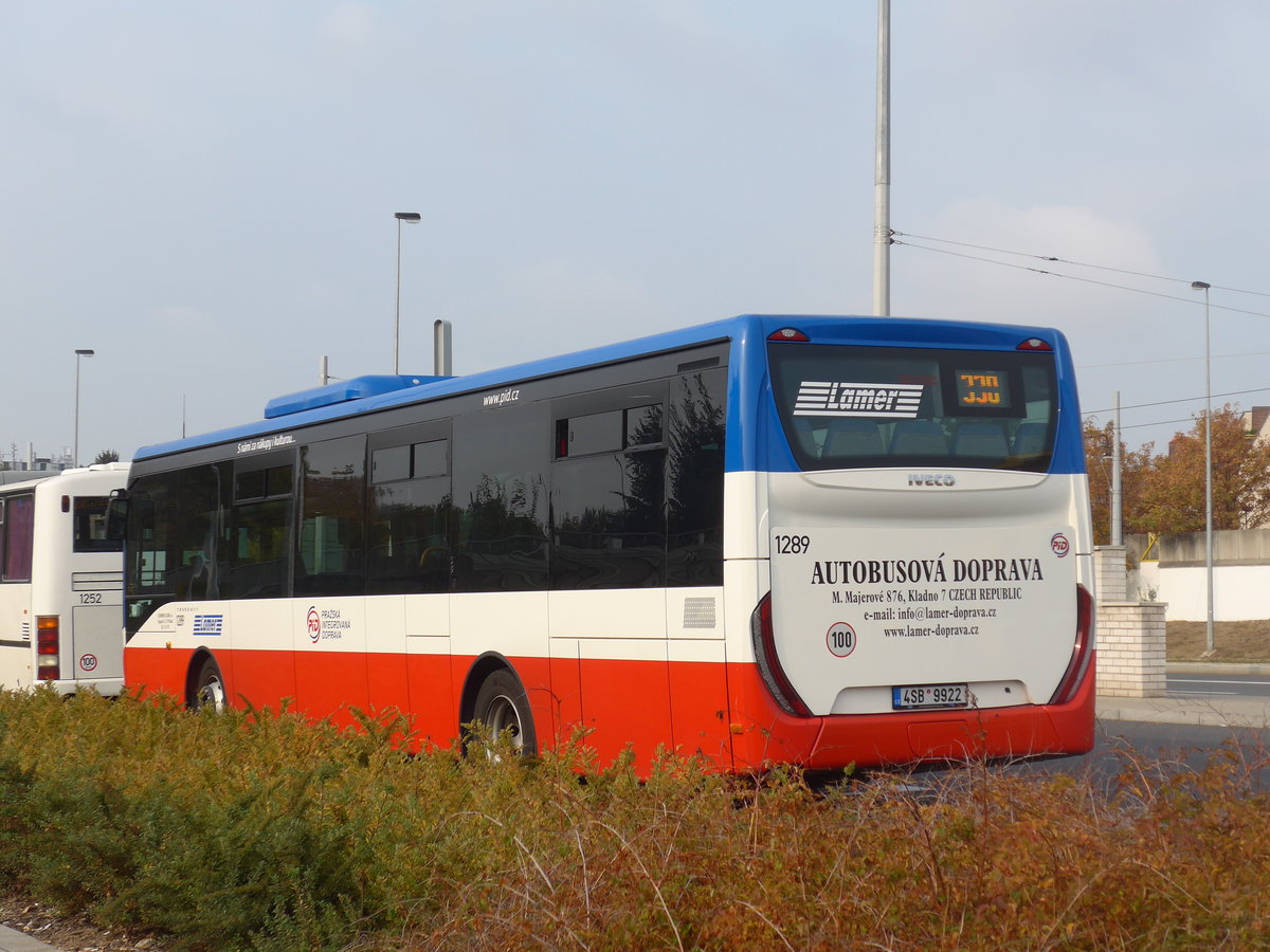 (198'545) - Lamer, Kladno - Nr. 1289/4SB 9922 - Iveco am 19. Oktober 2018 in Praha, Ndraz Veleslavn