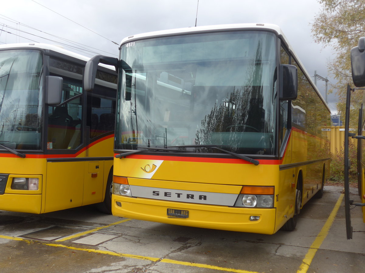 (199'021) - Thepra, Stans - Nr. 10 - Setra am 28. Oktober 2018 in Yverdon, Postgarage