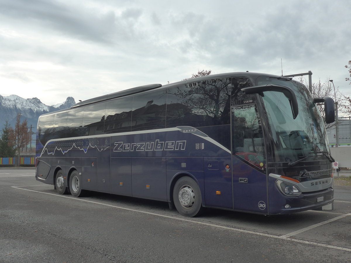 (199'639) - Zerzuben, Visp-Eyholz - Nr. 30/VS 415'514 - Setra am 5. Dezember 2018 in Thun, Seestrasse