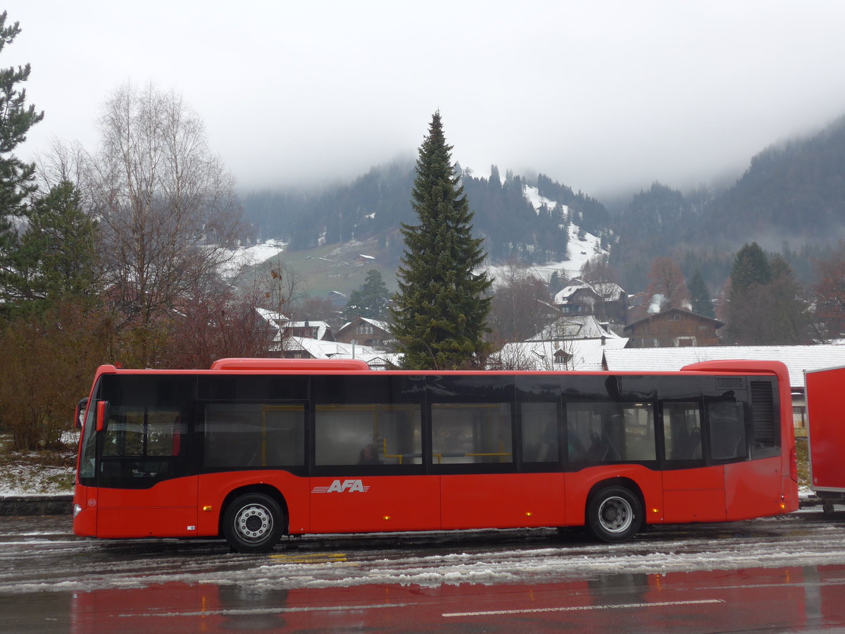 (199'990) - AFA Adelboden - Nr. 93/BE 26'705 - Mercedes am 16. Dezember 2018 beim Bahnhof Frutigen