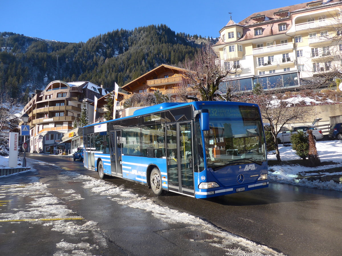 (200'226) - AFA Adelboden - Nr. 94/BE 26'974 - Mercedes am 25. Dezember 2018 in Adelboden, Landstrasse