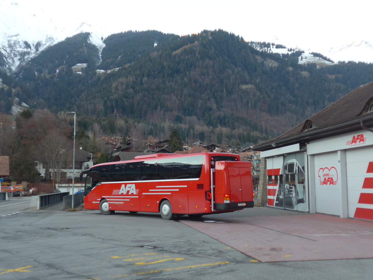 (200'251) - AFA Adelboden - Nr. 26/BE 26'708 - Setra am 25. Dezember 2018 beim Bahnhof Frutigen