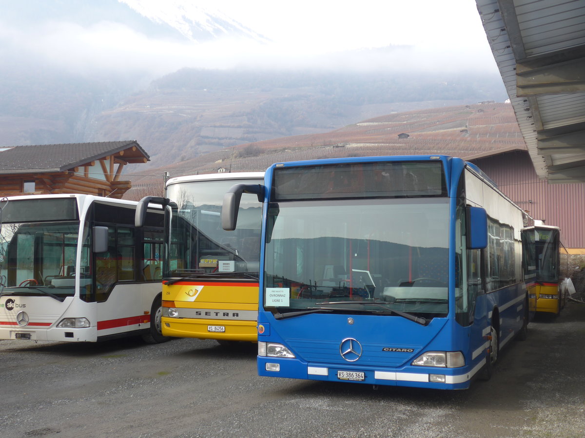 (200'392) - Buchard, Leytron - Nr. 60/VS 386'364 - Mercedes (ex AFA Adelboden Nr. 91; ex AFA Adelboden Nr. 2) am 30. Dezember 2018 in Leytron, Garage