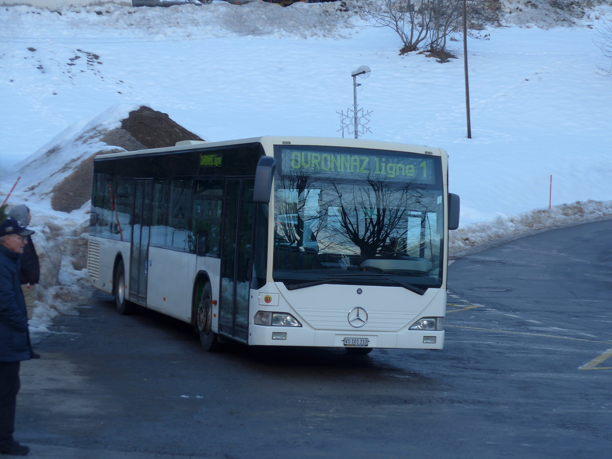 (200'406) - Buchard, Leytron - Nr. 67/VS 101'310 - Mercedes (ex MBC Morges Nr. 70) am 30. Dezember 2018 in Ovronnaz, La Croise